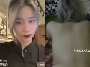 Đam mê bùng nổ !!! Lộ Clip em nv coffee house bị người yêu đụ tả tơi P2